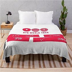 BTS World Tour 2026
BTS Merch 
I Purple U Army Throw Blanket