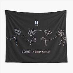 BTS LOVE YOURSELF FLOWER Tapestry