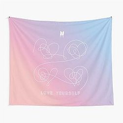 BTS LOVE YOURSELF HEARTS Perfect Tapestry