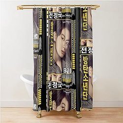 Jungkook - BTS Bangtan Boys Shower Curtain