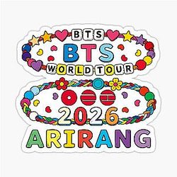 BTS World Tour 2026 Arirang 21 Sticker