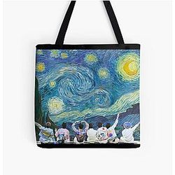 The Starry Night BTS Tote Bag