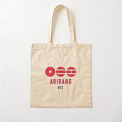 Arirang BTS Minimalist Logo Cotton Tote Bag