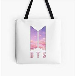 BTS Sky Logo All Over Print Tote Bag