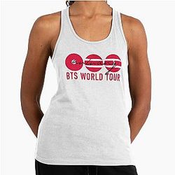 BTS Arirang - Red and Black BTS World Tour 2026 Racerback Tank Top