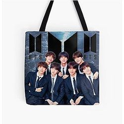 BTS Band All Over Print Tote Bag