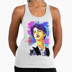 Jin BTS Racerback Tank Top
