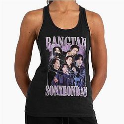 Bangtan Sonyeondan BTS Racerback Tank Top