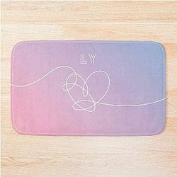 BTS Love Yourself Answer Heart Artwork Bath Mat