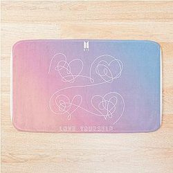 BTS LOVE YOURSELF HEART - Perfect Tapestry Bath Mat