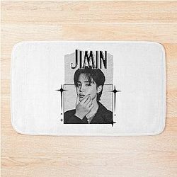 BTS Jimin K-pop Boy Group Cozy Y2K Vintage Design Bath Mat