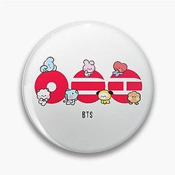 Kpop BTS comeback BT21 logo Pin