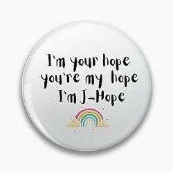 BTS Quote Art Pin