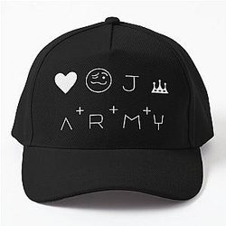 BTS Jungkook tattoo white Baseball Cap