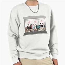 Bus Stop Spring Day BTS Pullover Sweatshirt