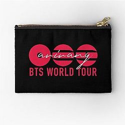 BTS ARIRANG Red and White BTS World Tour 2026 Zipper Pouch