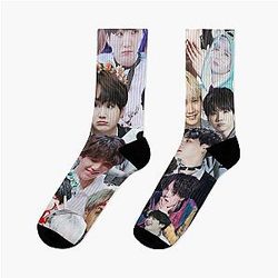 Suga BTS Collage Socks