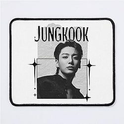 BTS Jungkook Kpop Boy Group Scrapbook Cozy Y2K Vintage Design Mouse Pad