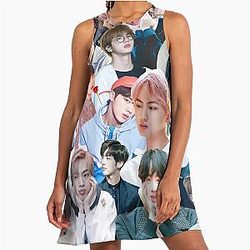 Jin BTS A-Line Dress