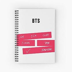BTS 2026 Merch World Tour Notebook