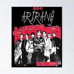 BTS Arirang Member Collage Poster