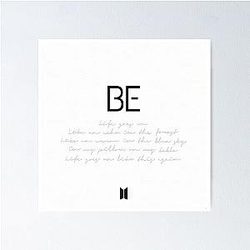 BTS: BE Album Poster