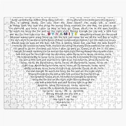 DYNAMITE - BTS Song Lyrics Puzzle