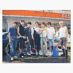 BTS Butter All Members Car Wash Jigsaw Puzzle
