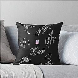 BTS Signature Throw Pillow