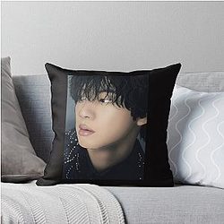 PORTRAIT DRAWING BTS Throw Pillow