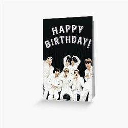 BTS Happy Birthday Greeting Card