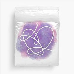 BTS Love Yourself Watercolor Duvet Cover