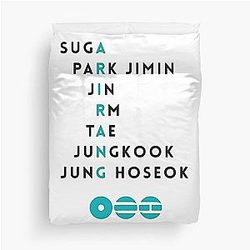 Arirang Typography Design Inspired by BTS K-pop Fan Art Text Cover