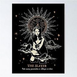 Vintage Inspired Buffy The Vampire Slayer Poster