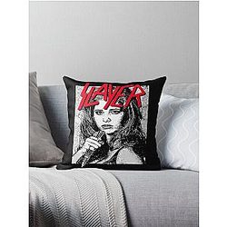 Buffy Vampire Metal Mashup Throw Pillow