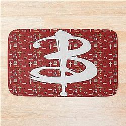 buffy pattern Bath Mat