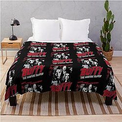 Buffy The Vampire Slayer Horror Movie Throw Blanket