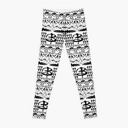 Buffy Ugly Holiday Sweater Pattern Leggings