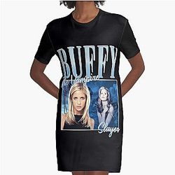 Buffy the Vampire Slayer   	 Graphic T-Shirt Dress