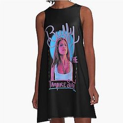 Vintage 90s Buffy The Vampire Slayer A-Line Dress