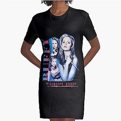 Buffy The Vampire Slayer Buffy  Graphic T-Shirt Dress