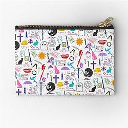 Buffy Symbology, Multi-color  Rainbow  PRIDE! Zipper Pouch