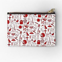 Buffy Symbology, Red Zipper Pouch