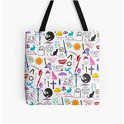 Buffy Symbology, Multi-color  Rainbow  PRIDE! All Over Print Tote Bag