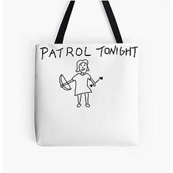 Buffy will Patrol tonight All Over Print Tote Bag