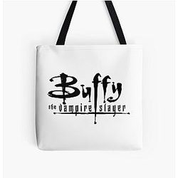 Buffy The Vampire Slayer Logo All Over Print Tote Bag