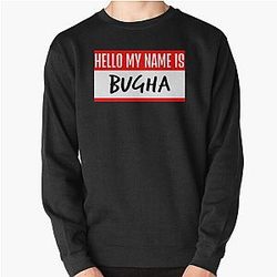 Hello my name is Bugha Pullover Sweatshirt