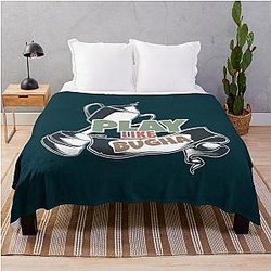 Like bugha Throw Blanket