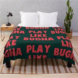 Play Like Bugha Throw Blanket
