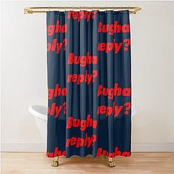 Bugha Reply Shower Curtain